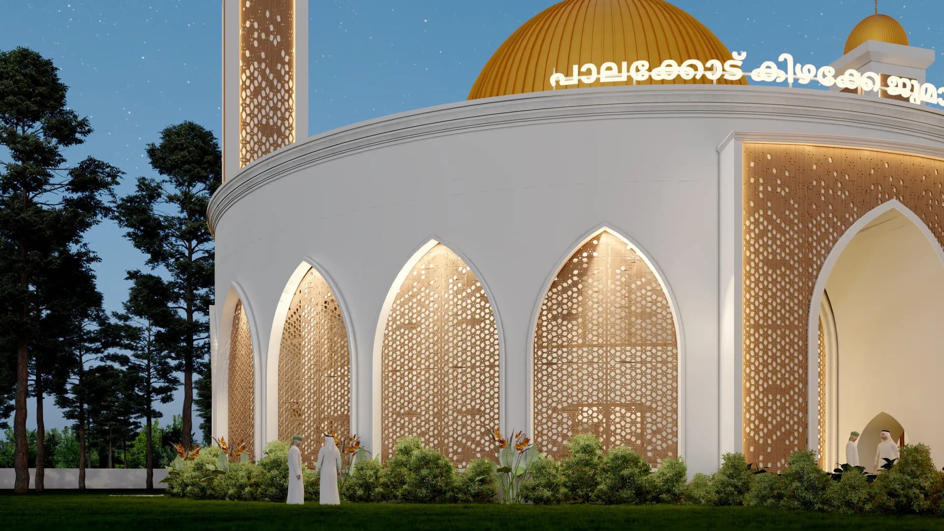 Palakkad Kizhake Jumah Masjid view 4
